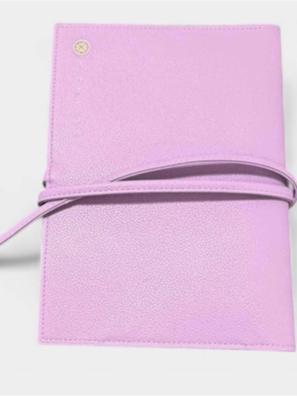 TATCHA Lavender Lilac Makeup Brush Roll Case | Vegan Leather Cosmetic Organizer